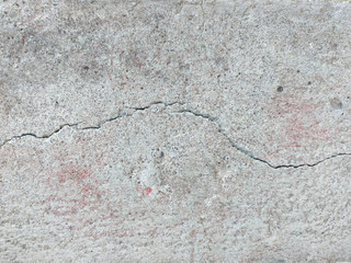 Cement texture on unpainted wall.