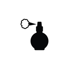 Perfume spray bottle icon isolated vector on white