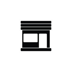 Store icon isolated vector on white