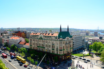 Fototapeta na wymiar Belgrade Buildings in the city center