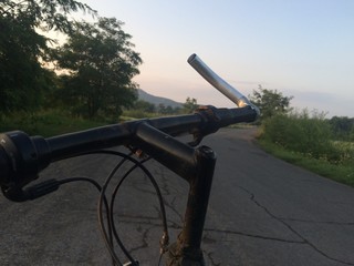 sunrise by bike