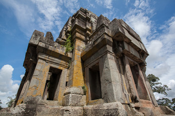 Angkor Wat, A temple complex in Cambodia and the largest religious monument in the world