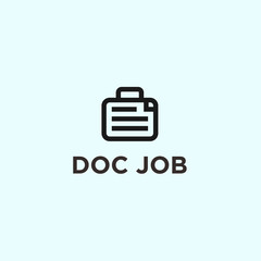 abstract paper logo. work icon