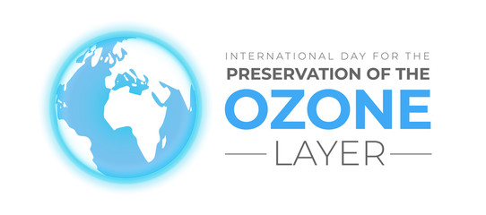 International Day for the Preservation of the Ozone Layer Background Illustration