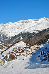 Obergurgl Hochgurgl Otztal Ski resort in the Western Tyrol Austrian Alps Austria