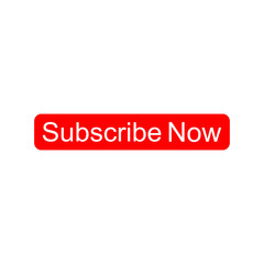 subscribe now red button on white background