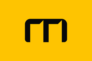 Logo design of M in vector for construction, home, real estate, building, property. creative elegant Monogram. Premium Business home logo icon. 