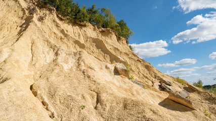 Fototapeta na wymiar Bornitsky stone-lime quarry