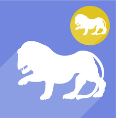 Lion silhouette