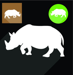 Rhinoceros silhouette