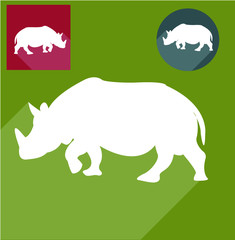 Rhinoceros silhouette
