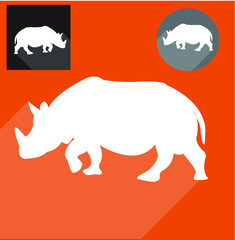 Rhinoceros silhouette