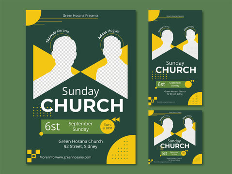 Sunday Church Flyer - Instagram Post & Stories