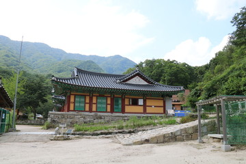 chinese temple in the mountains