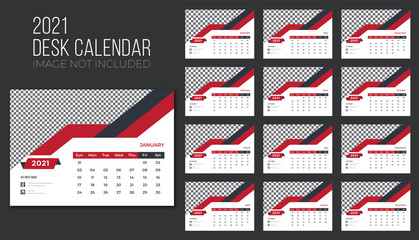 Desk calendar 2021 Premium Vector,Desk calendar for 2021,Desk calendar 2021 template