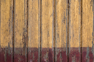 old yellow wooden planks background