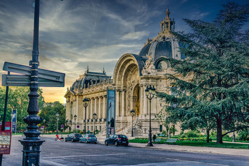The "Grand palais" in Paris, France