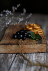 black olives with herbs