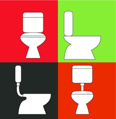 Wc ,Toilet icons