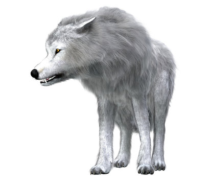 Dire Wolf Pack Leader - The predatory Dire Wolf prowled the forests of North and South America during the Pleistocene Period.
