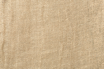 Sackcloth texture background. Piece of sacking fabric for background.