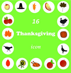 Happy Thanksgiving (icon set)