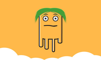 Expression face icon vector