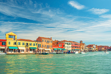 Obraz premium Murano islands water canal