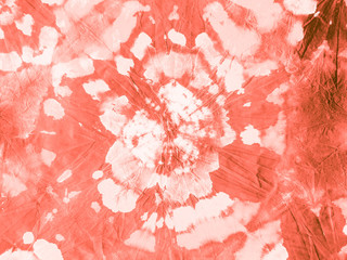 Tie Dye Indonesian Picture. Coral Tie Dye.