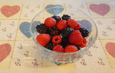 Blackberries and Raspberries