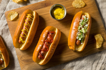 Healthy Homemade Turkey Hot Dogs