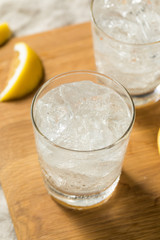 Healthy Refreshing Sparkling Lemon Water