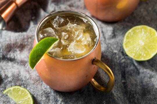 Boozy Bourbon Kentucky Mule Cocktail