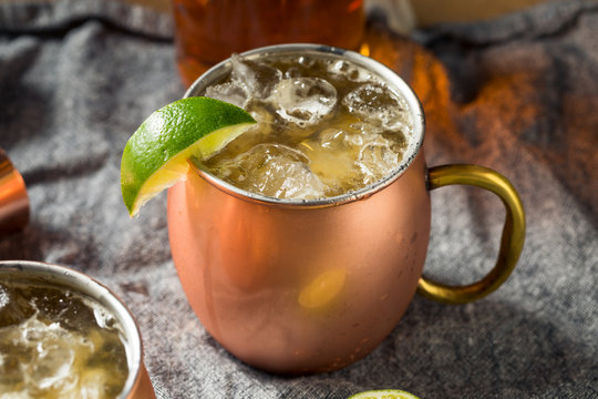 Boozy Bourbon Kentucky Mule Cocktail