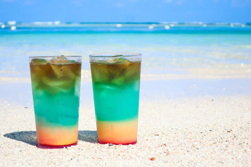cocktail on the beach