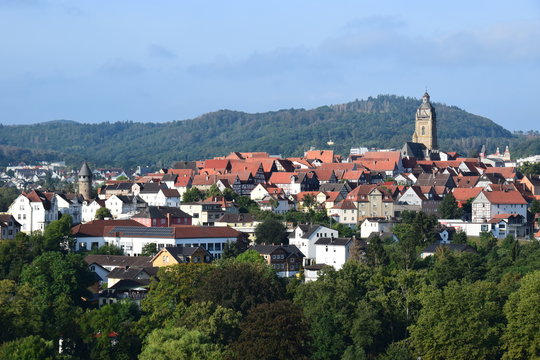 Blick auf die Altstadt von Bad Wildungen
