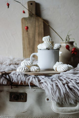 cup of coffee and cake