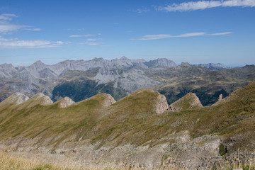 Fototapeta premium Natural fault, curious mountain shape