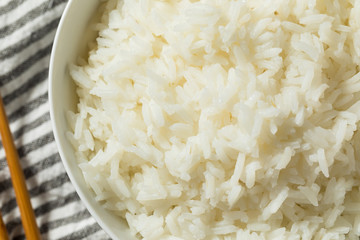Homemade Cooked Steamed White Rice