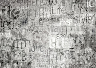 Obraz premium Old vintage grunge newspaper paper texture background.