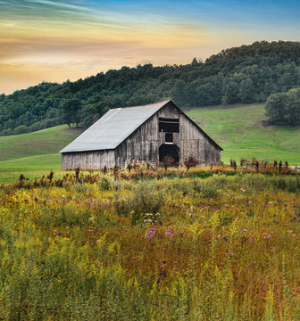 Old Vintage Barn in Country
