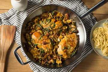 Homemade Creamy Italian Tuscan Chicken