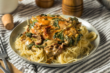 Homemade Creamy Italian Tuscan Chicken