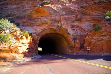 tunnel in the canyon