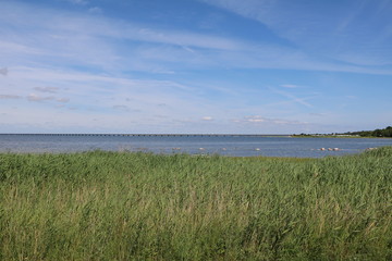 Öland Bridge between Öland Island and Kalmar, Sweden  © ClaraNila
