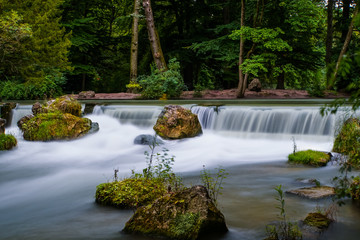 Wasserfall im Englischen Garten in München