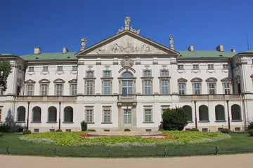 Barokowy Pałac Krasińskich w Warszawie (Polska), wybudowany w 1695 roku, zwany też Pałacem...