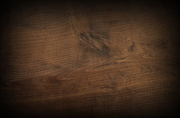 brown wooden texture with vignette may used as background