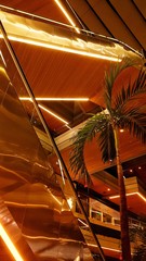 Luces interiores de un centro comercial