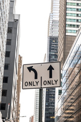 new york city street sign